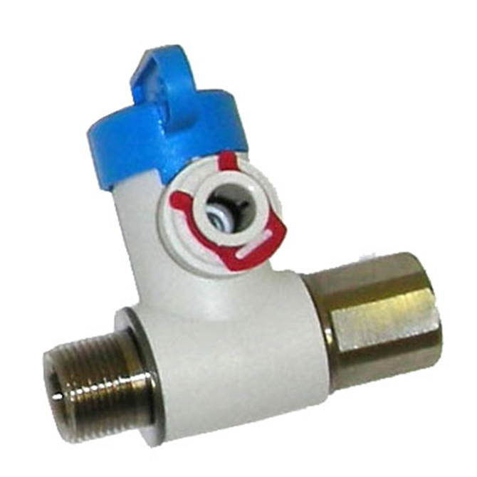 (image for) John Guest ASVPP6LF Angle Stop Valve 1/2" Male X 3/8" Female - Click Image to Close